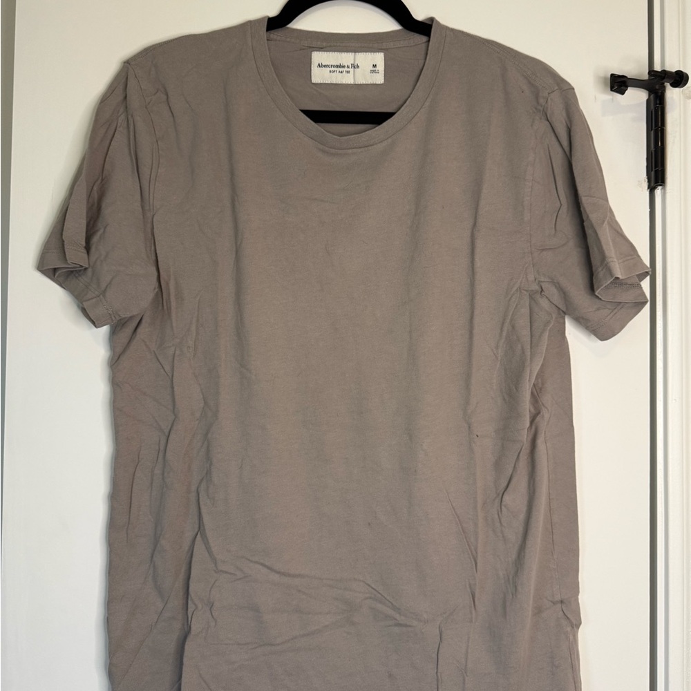 Abercrombie & Fitch Light Brown Short Sleeve Tee